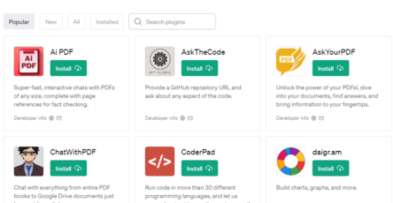 How to install ChatGPT Plugins