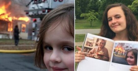 She Smiles in Front of a Burning House. This Viral Image Generated $473,000