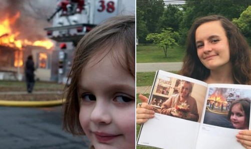 She Smiles in Front of a Burning House. This Viral Image Generated $473,000