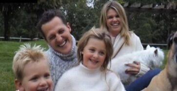 These rare moments when Michael Schumacher's family lets emotion speak