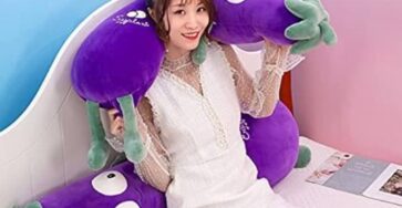This Japanese eggplant that gives you cuddles is taking the internet by storm