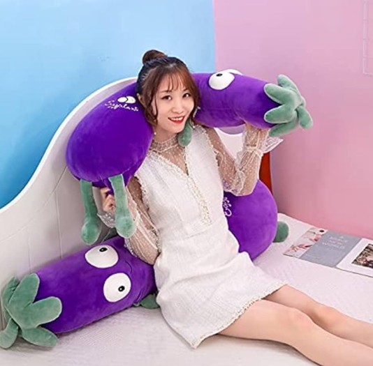This Japanese eggplant that gives you cuddles is taking the internet by storm