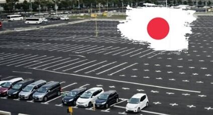 Why this image of a parking lot in Japan fascinates the internet