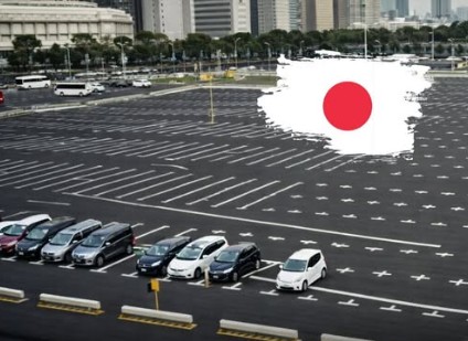 Why this image of a parking lot in Japan fascinates the internet