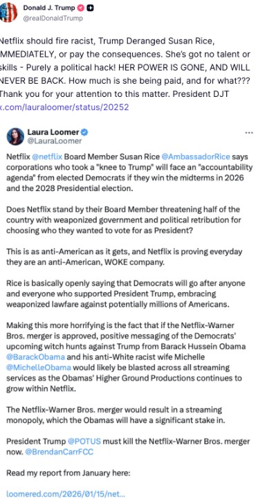 Trump Tweet Netflix